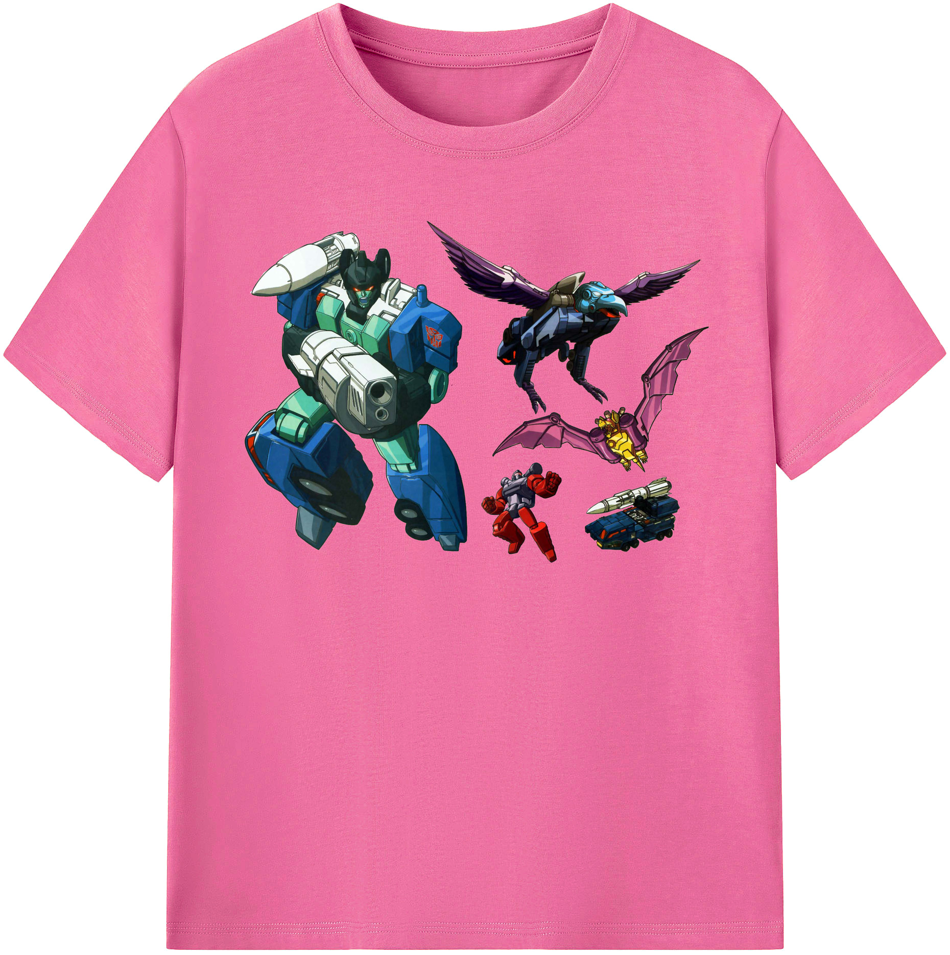 （画像用）  レディースカジュアルプリントTシャツ（綿100％）